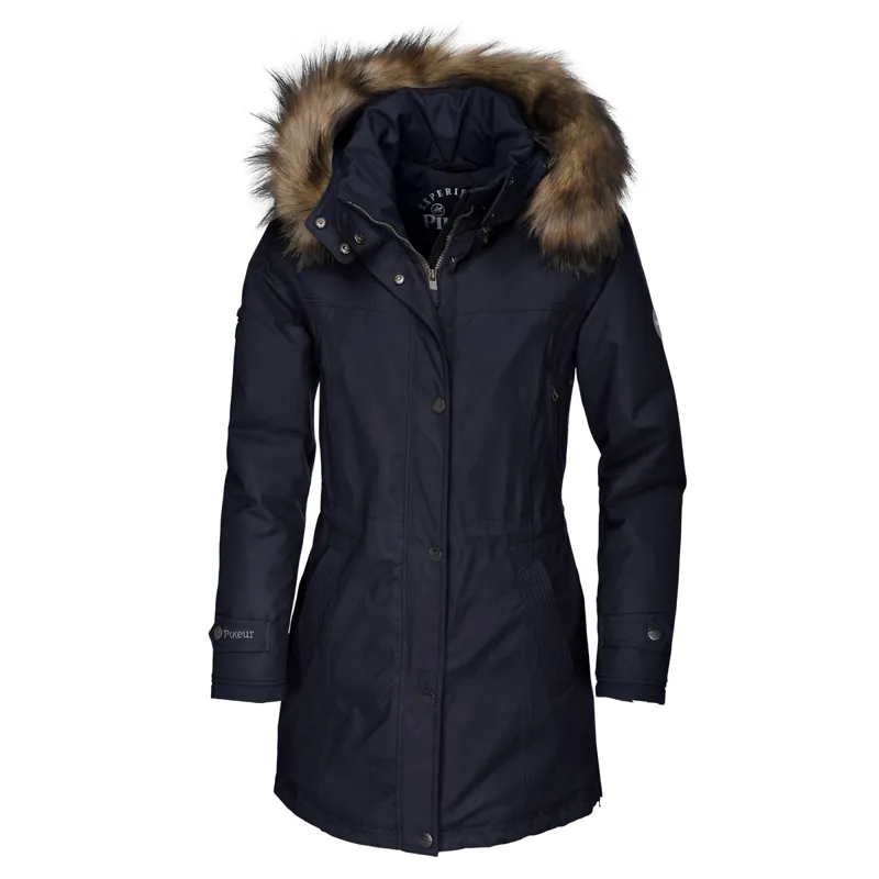 Pikeur Omira Waterproof Ladies Parka Jacket - Navy