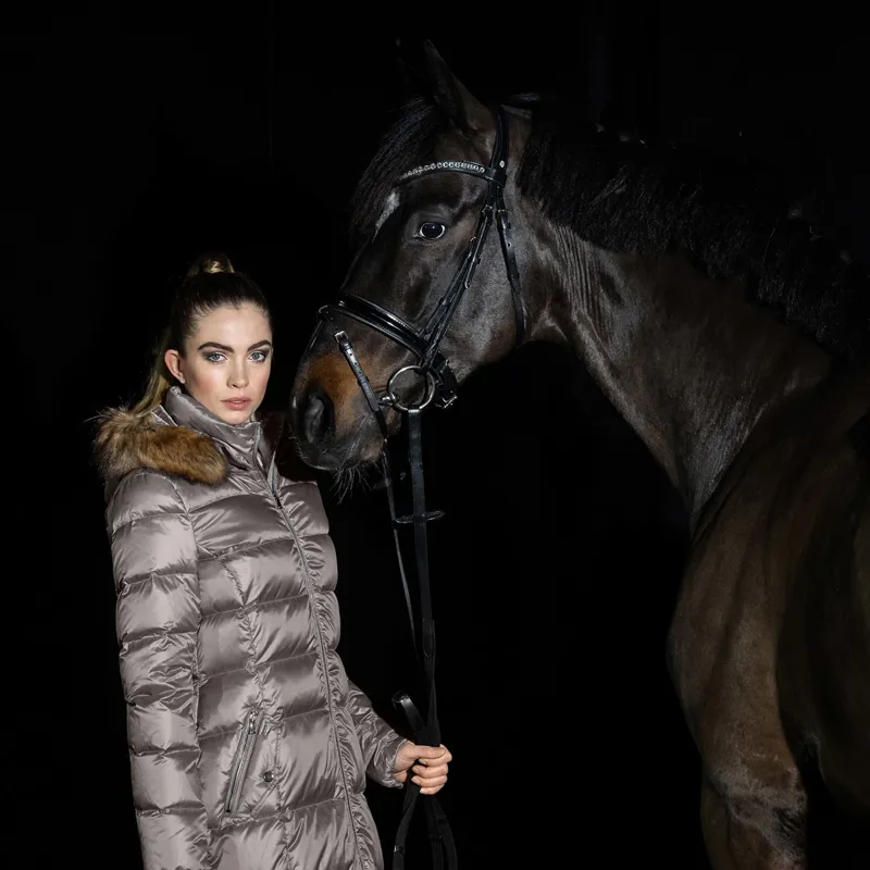 Pikeur Amara Premium Ladies Long Jacket - Silver Grey-3