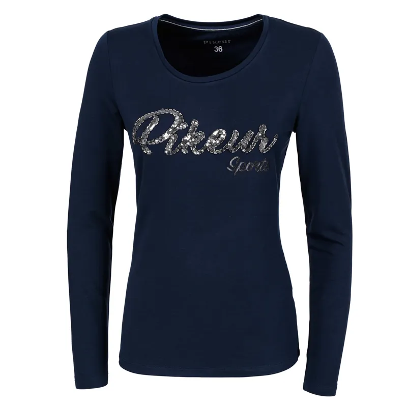 Pikeur Colin Long Sleeved Ladies Top - Navy