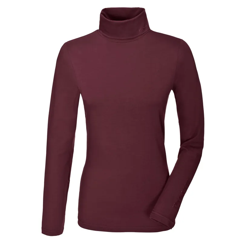 Pikeur Sina 19 Ladies Polo Neck Pullover - Bordeaux
