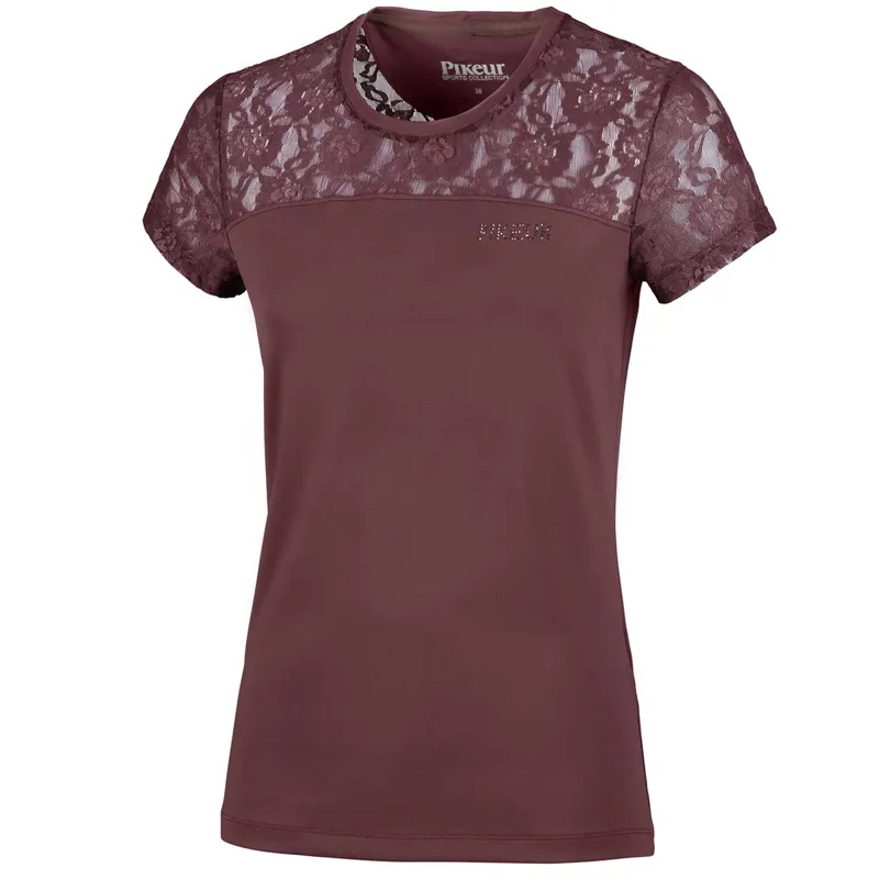 Pikeur Nava Ladies T-Shirt - Light Aubergine