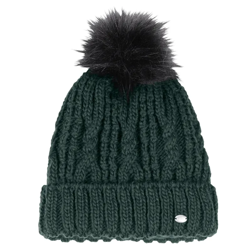 Pikeur Bobble Hat with Faux Fur Pom Pom 