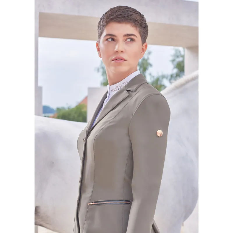 Pikeur Paulin Ladies Competition Jacket - Olive Tree-2
