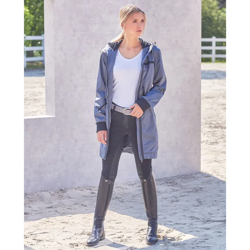 Pikeur Yve Waterproof Ladies Parka Jacket - Lava Stone-1