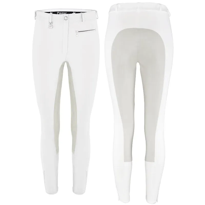 Pikeur Lugana Ladies Full Seat Breeches - White