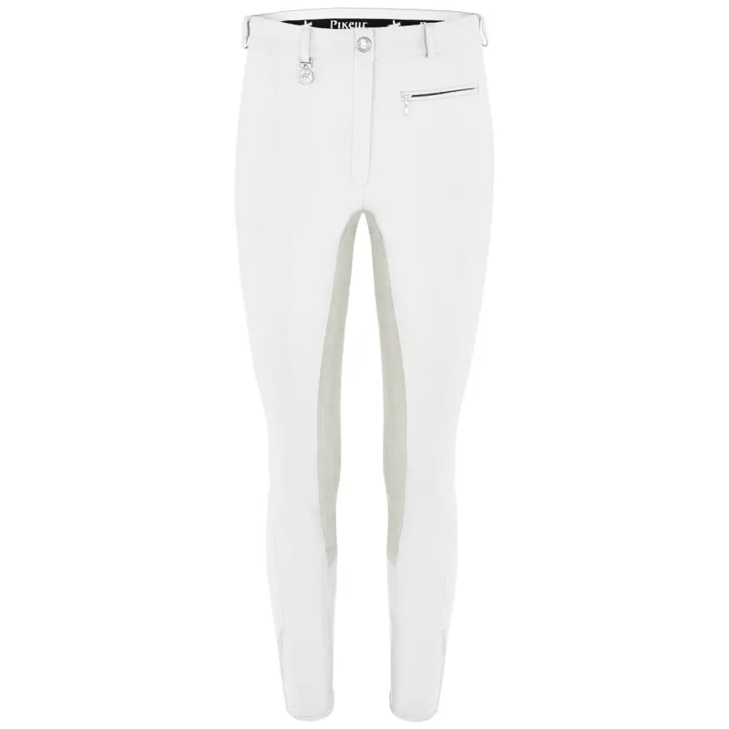 Pikeur Lugana Ladies Full Seat Breeches - White-2