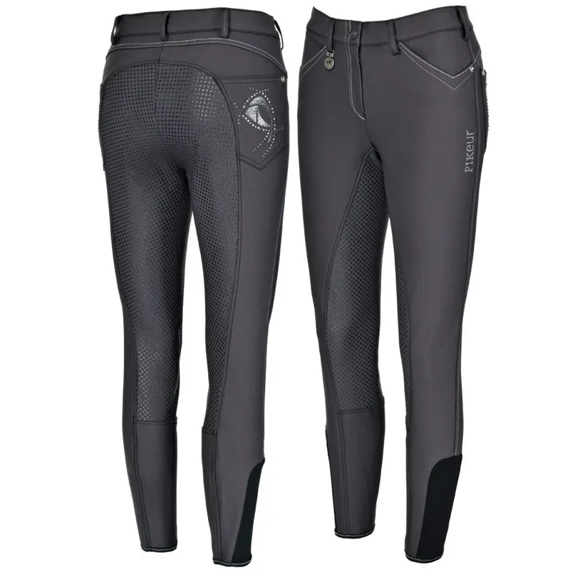 Pikeur Piana Grip Full Seat Ladies Breeches - Dark Shadow