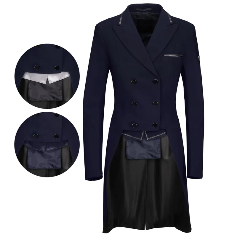 Pikeur Liliane Womens 3-in-1 Dressage Tails - Nightblue