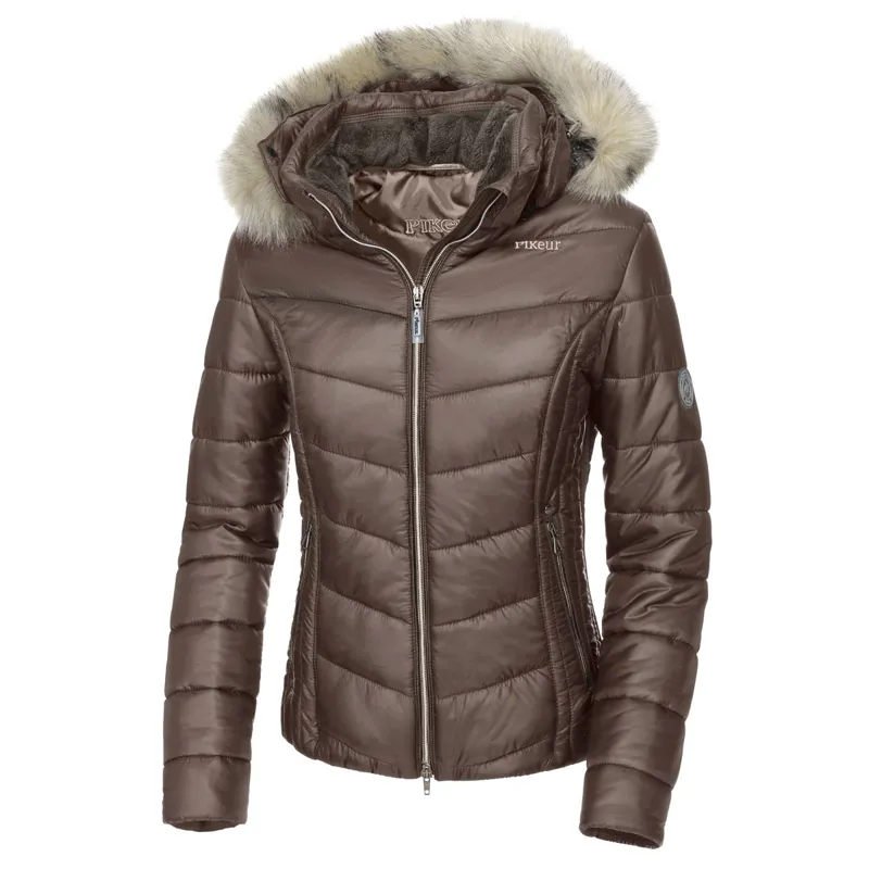 Pikeur Bellice Quilted Ladies Jacket - Dark Taupe