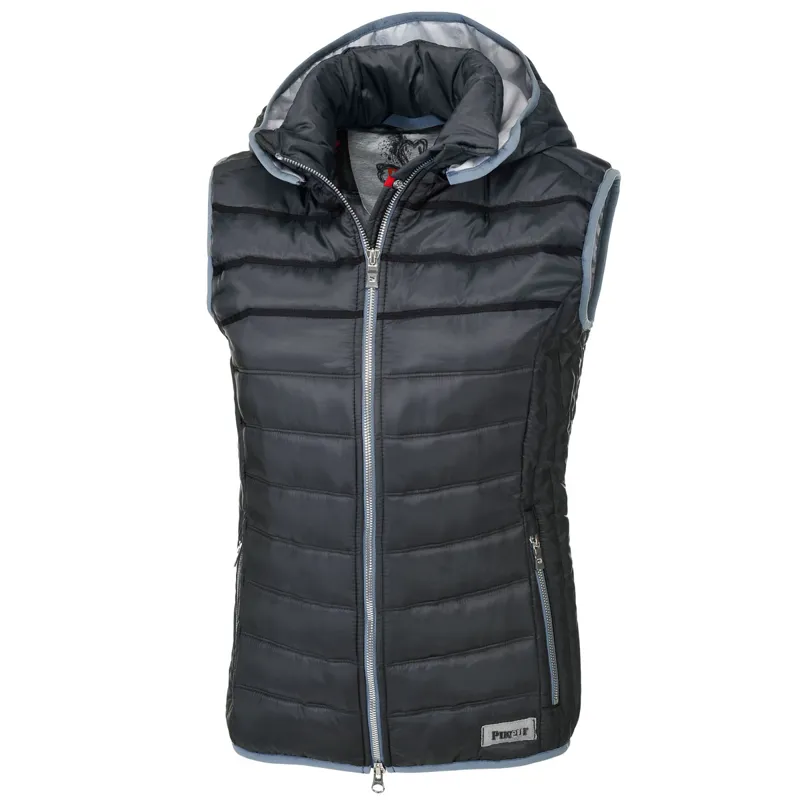 Pikeur Darline Ladies Lightweight Quilted Gilet - Anthracite