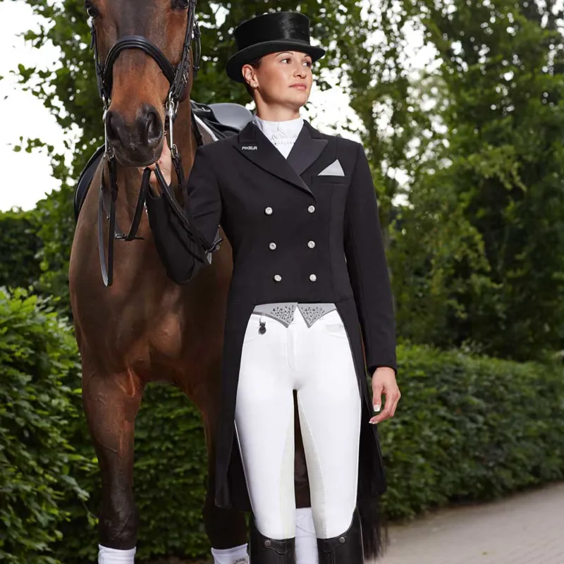 Pikeur Jersey Ladies Dressage Tails 182 with ChangeIt Colours - N ...