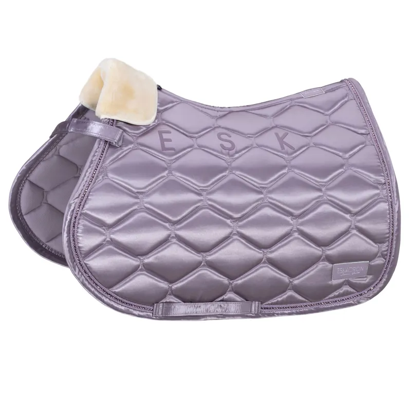 Eskadron Classic Sports Satin Crystal Saddlecloth - Silk Purple