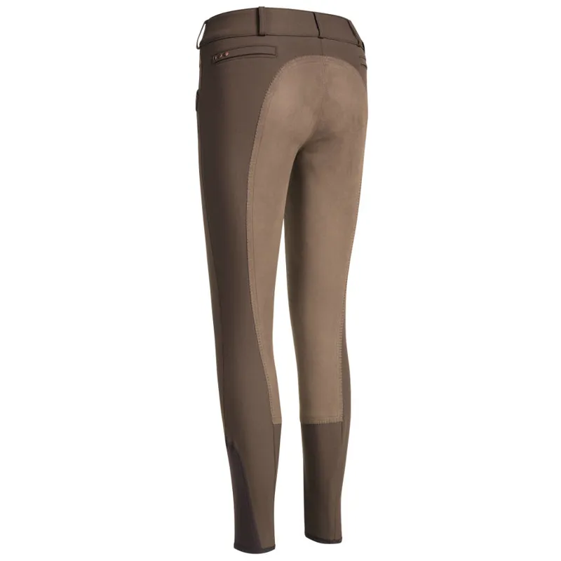 Pikeur Latasha Contrast Ladies Breeches Premium Collection - Brown-2