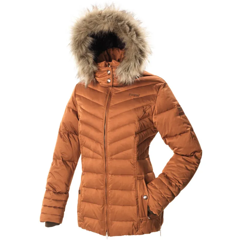 Pikeur Lavina Ladies Quilted Jacket Premium Collection Tan