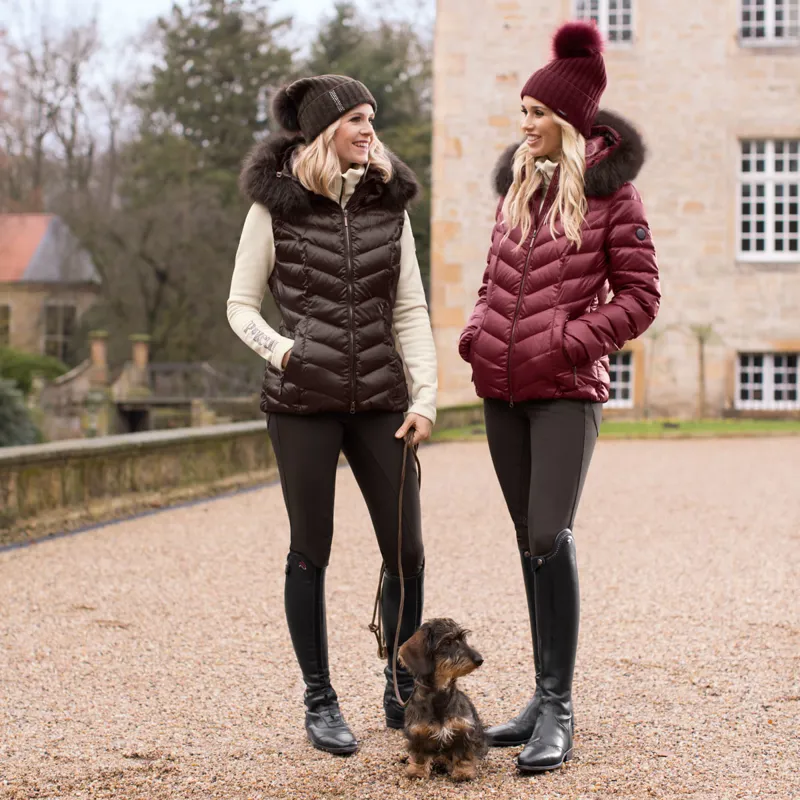 Pikeur Premium Pom Pom Bobble Hat - Coffee Bean-2