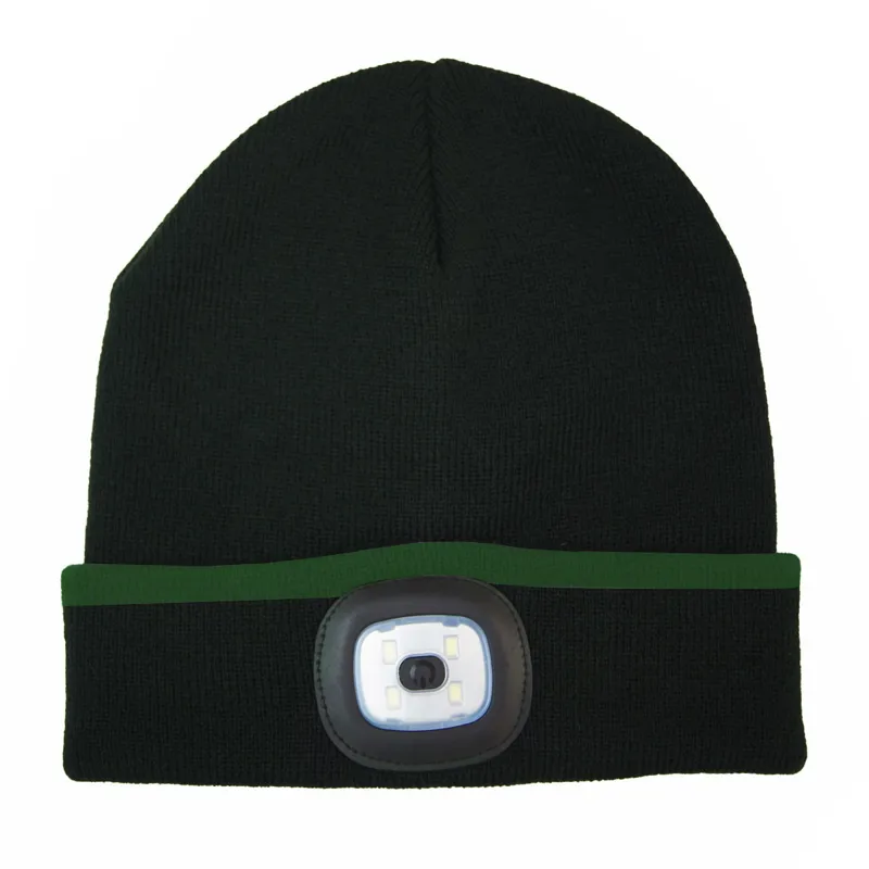 Pro Climate Vision LED Adults Beanie Hat - Green