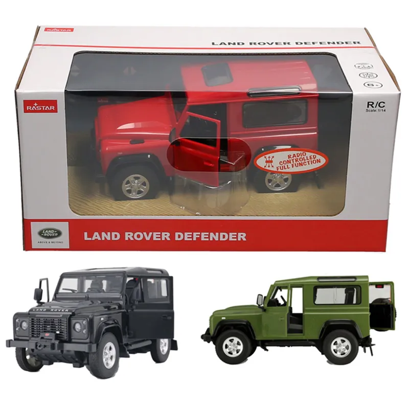 RAStar 1:14 Remote Control Land Rover Toy - Red-3