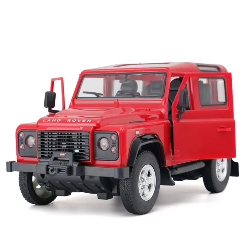 RAStar 1:14 Remote Control Land Rover Toy - Red-2