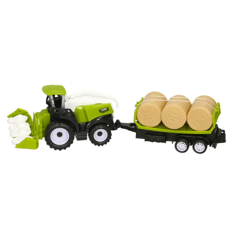 Farmer Giles Combine Harvester and Trailer Toy Set - Bale