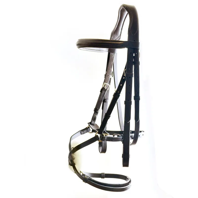 Dever Classic Comfort Grackle Bridle - Brown-1