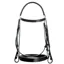Dever Classic Plain Bridle - 1.5 inch Noseband - Black