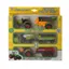 Padgett Bros Diecast Farm Machine Toy Set - Green/Orange Tractor