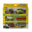 Padgett Bros Diecast Farm Machine Toy Set - Green/Red Tractor