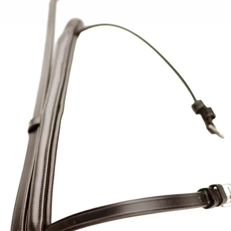 Dever Classic Comfort Cavesson Flash Noseband - Brown-2