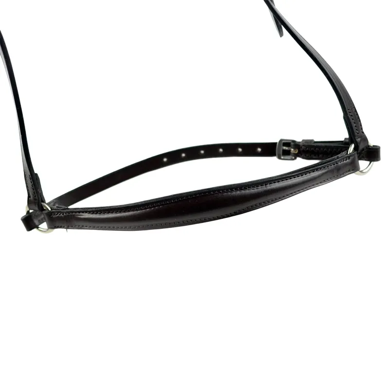 Dever Classic Comfort Drop Cavesson Noseband - Black-4