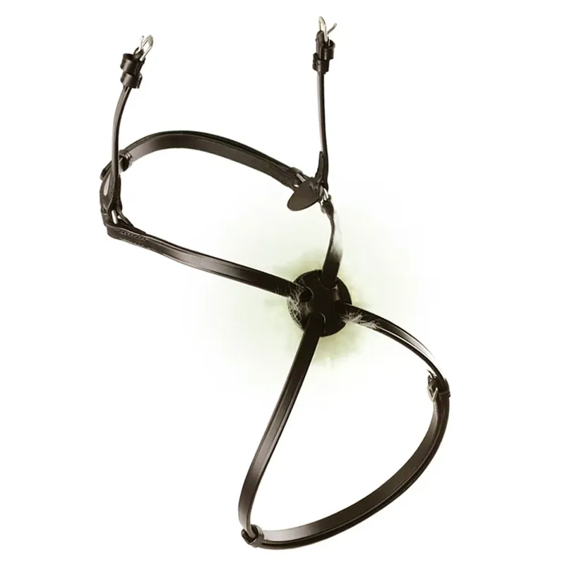 Dever Classic High Ring Comfort Style Grackle Noseband - Brown
