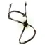 Dever Classic High Ring Comfort Style Grackle Noseband - Brown
