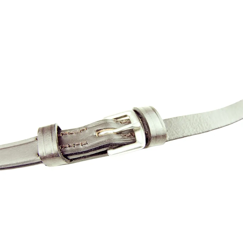Dever Classic Buckle Billet Rubber Grip Reins - Brown-1