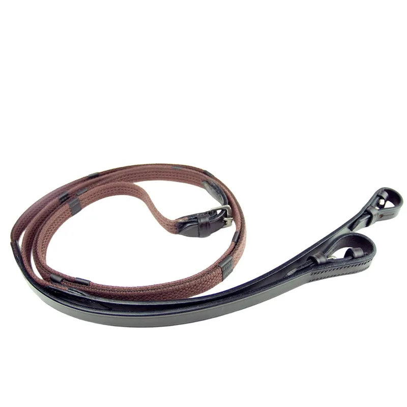 Dever Classic Webb Continental Reins - Brown