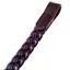 Dever Classic Plaited Leather Browband - Brown