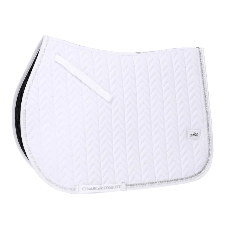 Schockemohle Ceramica Jump Saddlecloth - White