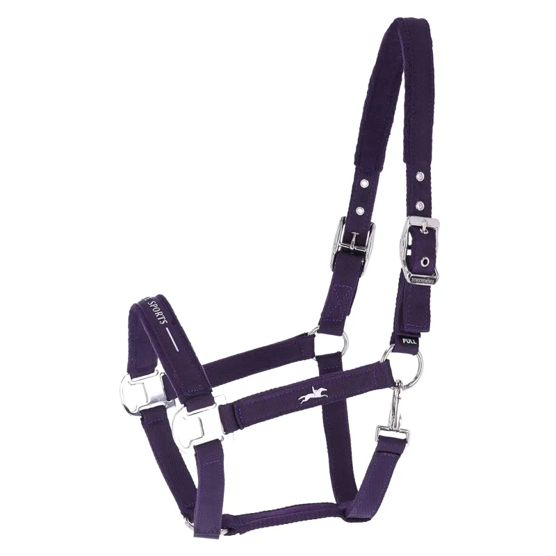 Schockemohle Memphis III Headcollar - Dark Purple-1