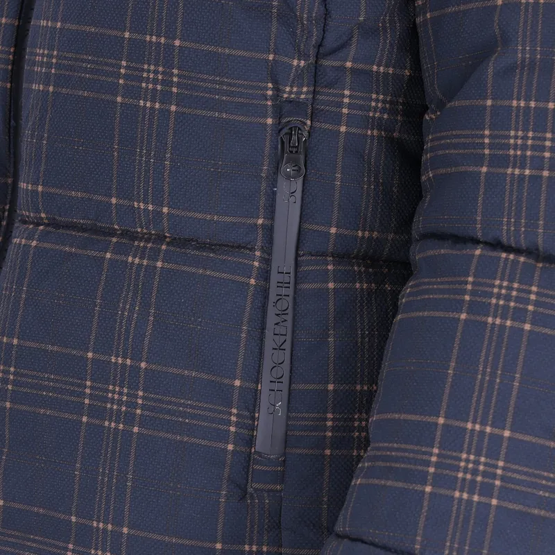 Schockemohle Leni Womens Padded Jacket - Dark Navy-9