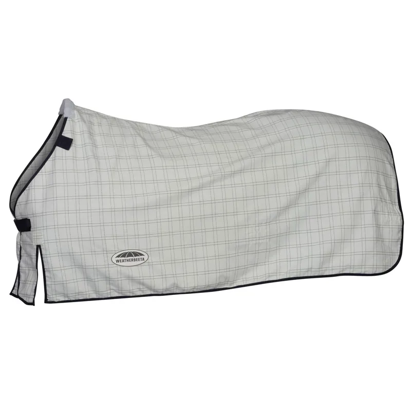 WeatherBeeta Cotton Rug Liner - White/Grey-1