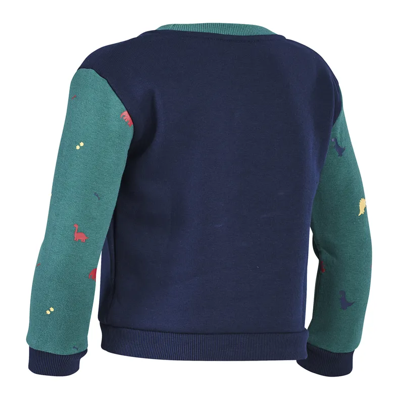 Tikaboo Junior Crew Neck Sweatshirt - Dinosaur-1