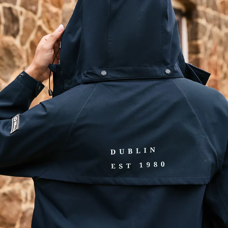 Dublin Rowan Ladies Waterproof Riding Jacket - Sky Captain-4