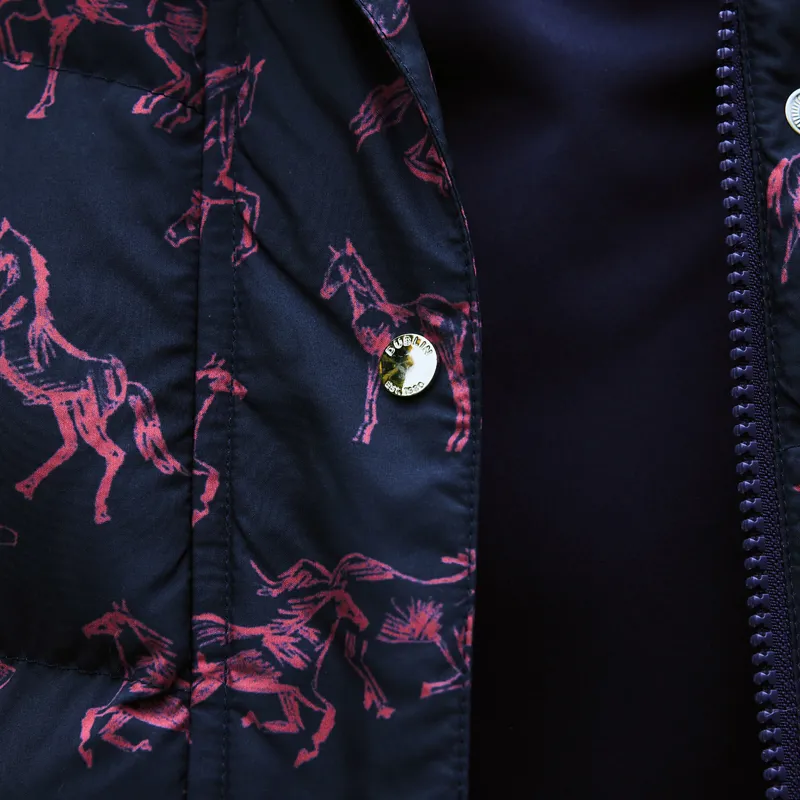 Dublin Patrice Junior Puffer Vest Gilet - Navy Frolicking Horse-5