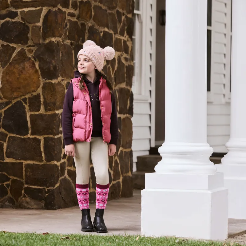 Dublin Junior Embroidered Beanie - Fun Dusty Pink-1