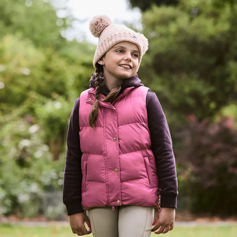 Dublin Junior Embroidered Beanie - Fun Dusty Pink-2