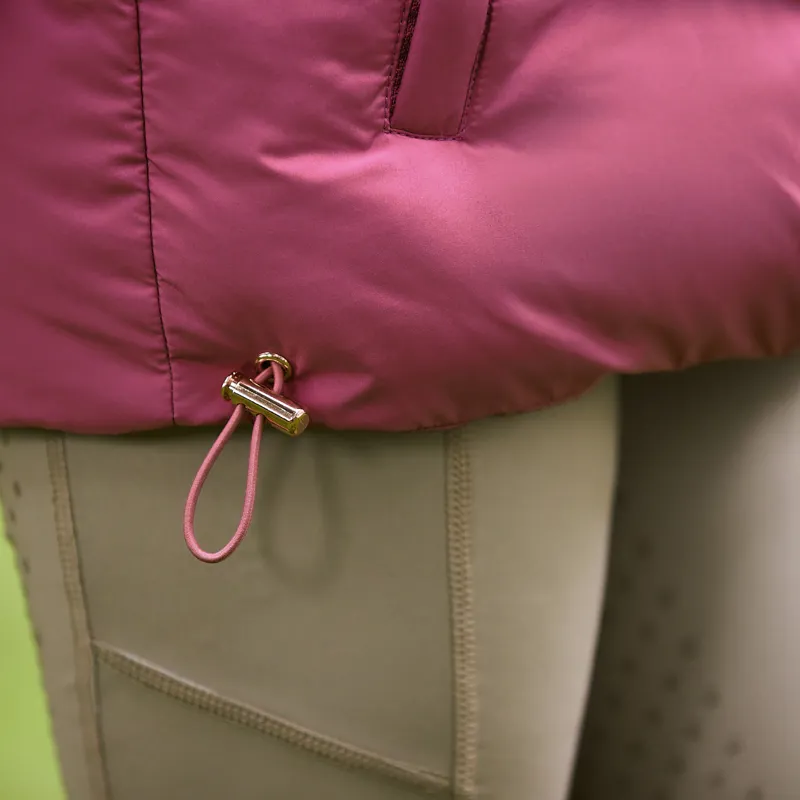 Dublin Patrice Junior Puffer Vest Gilet - Red Violet-4