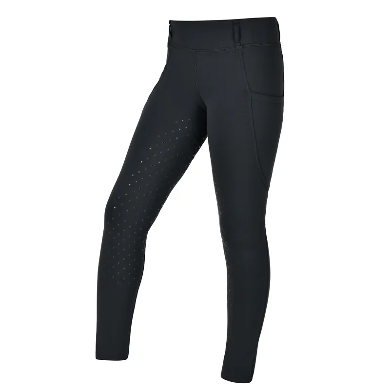 Dublin Thermal Full Grip Junior Riding Tights - Black
