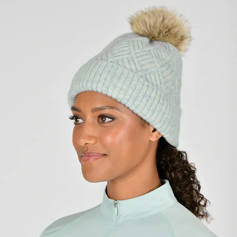 Dublin Bea Beanie - Green Marle-1