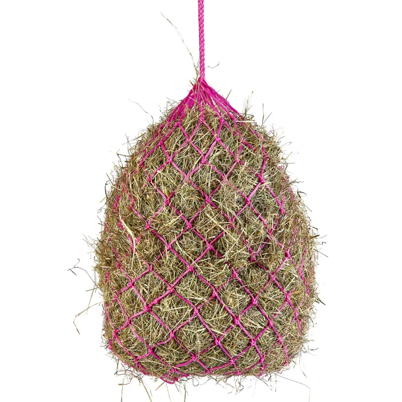 Shires Deluxe Haylage 30in Haynet - Pink