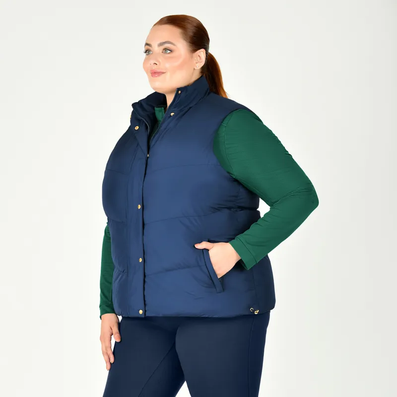 Dublin Patrice Ladies Puffer Vest Gilet - Naval Academy-5