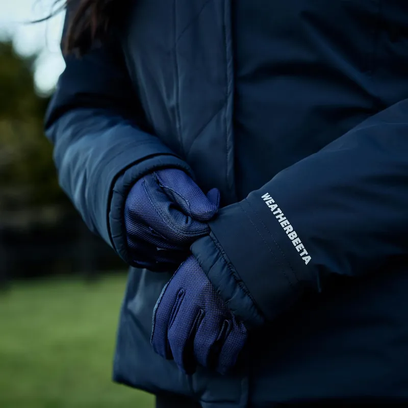 WeatherBeeta Protect Womens Waterproof Insulated Riding Jacket - Navy-7