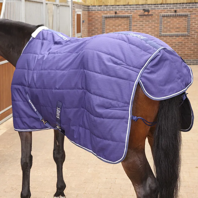 Shires Tempest Original 100g Standard Neck Stable Rug - Navy-1